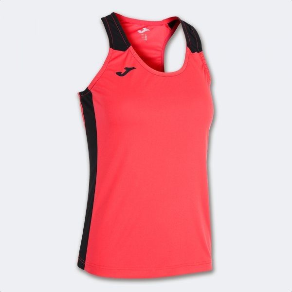 Singlet med rund hals og fargedetaljer